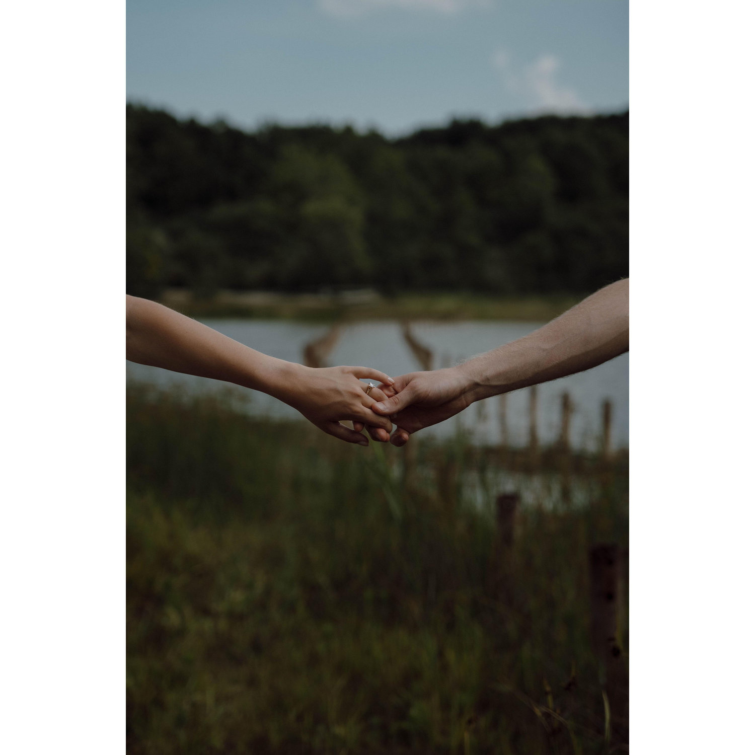 The bliss of how holding hands, can feel exactly like home.