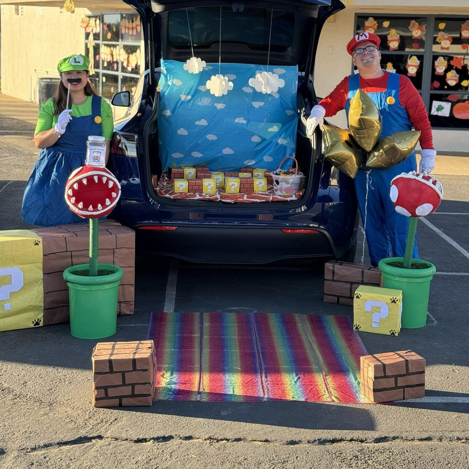 10/24/2024 Our first trunk or treat at Judith's Work (Go Jaguars!)