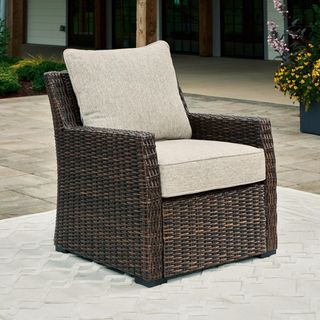 Brook Ranch Outdoor Lounge Chair with Cushion