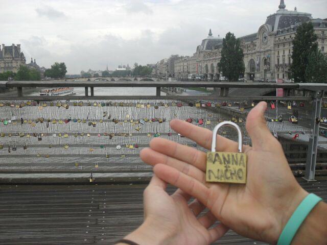 We placed a lock on a bridge in Paris in the summer of 2018! Love still growing each day.