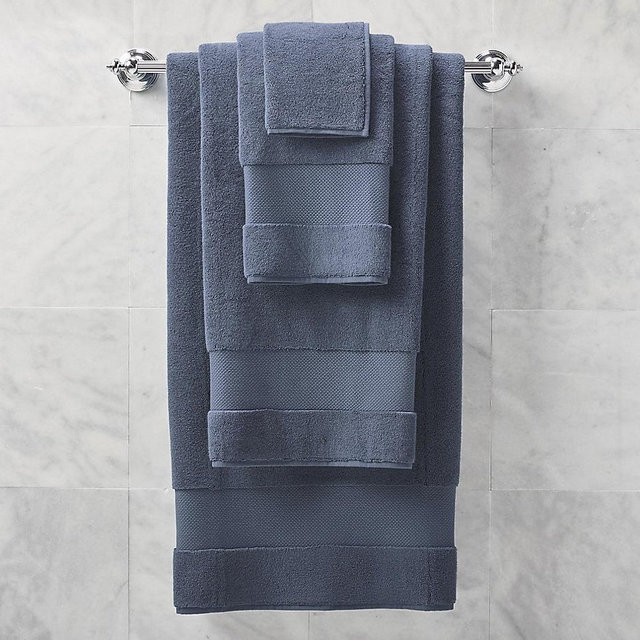 Frontgate Resort Collection Bath Towels: 6 piece set french blue
