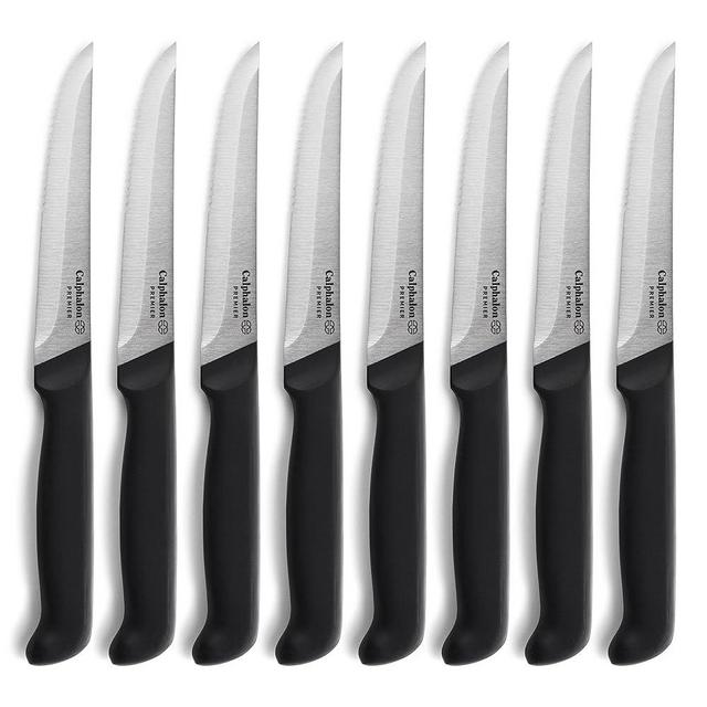 Calphalon Premier Steak Knives, Carbon Steel Steak Knife Set, 8 Pieces