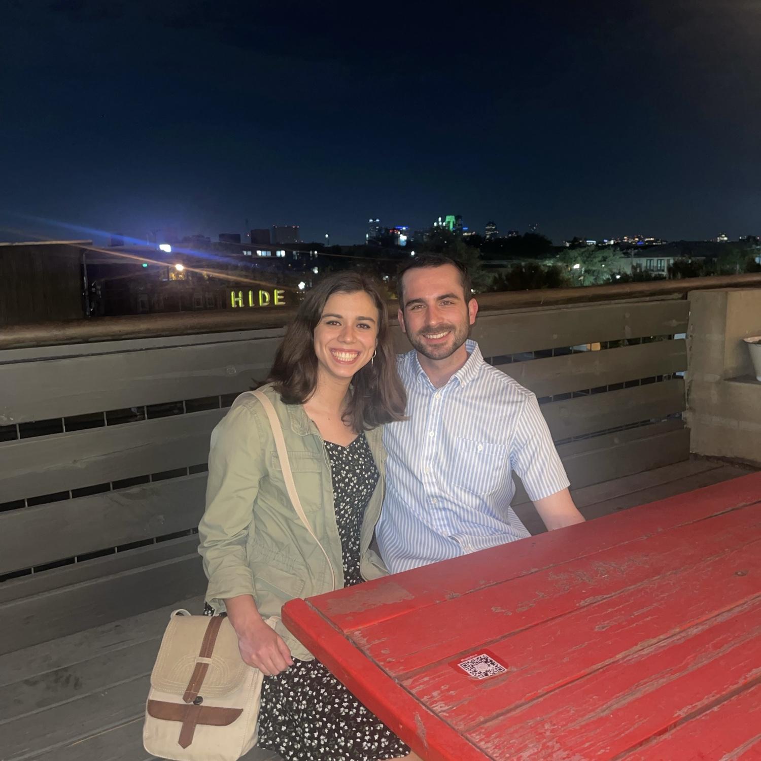 Our first date!!! 8/29/23 

@ HG Supply Co.