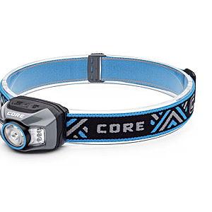 Core Equipment 300-Lumen Rechargeable Multi-Color Headlamp