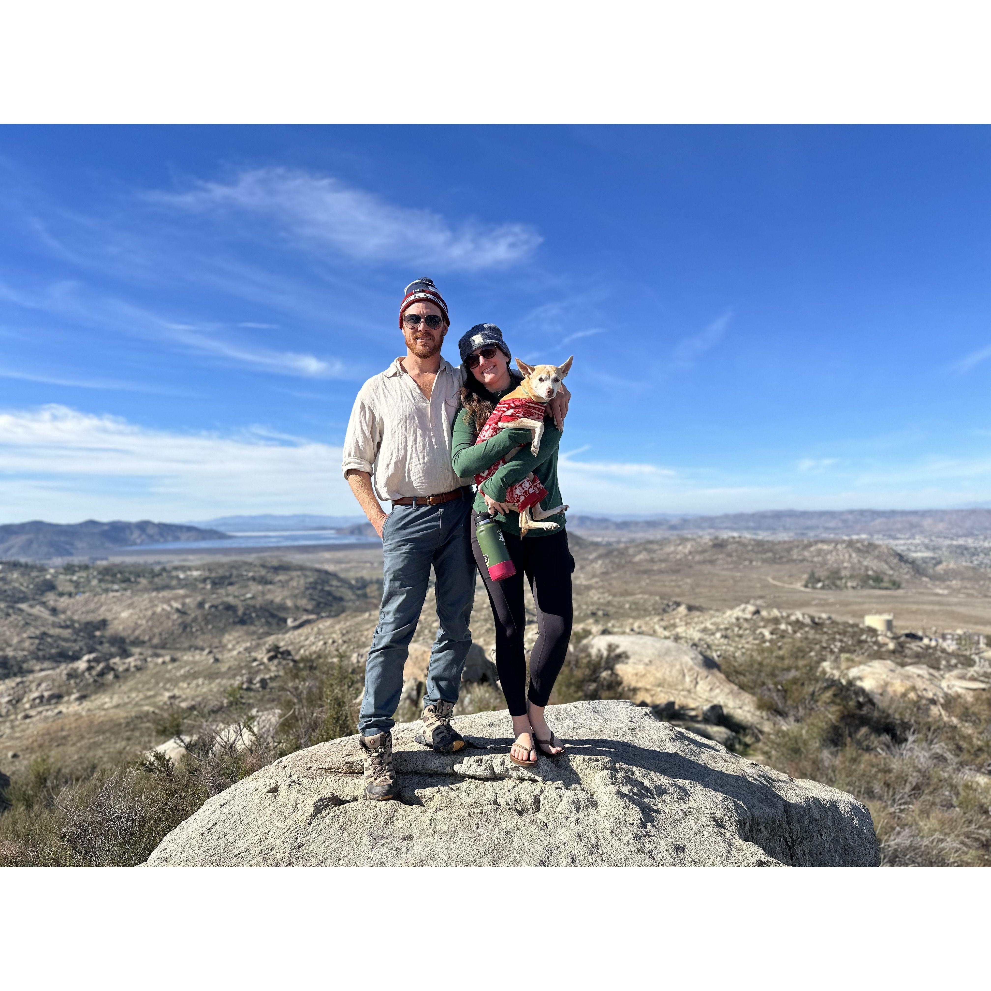 Nature strolls around Will's hometown, Hemet.