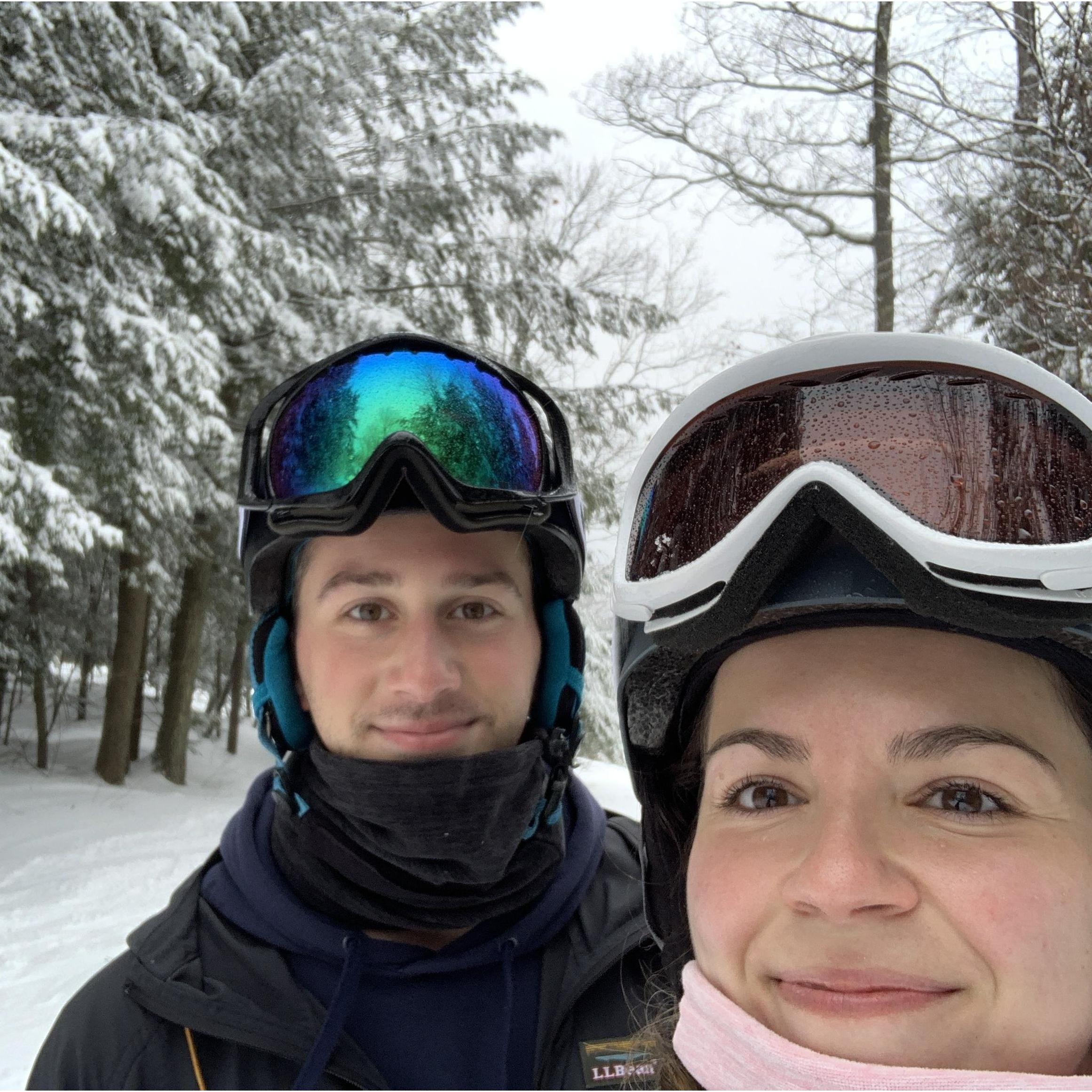 Our favorite place to be is on the mountain together.