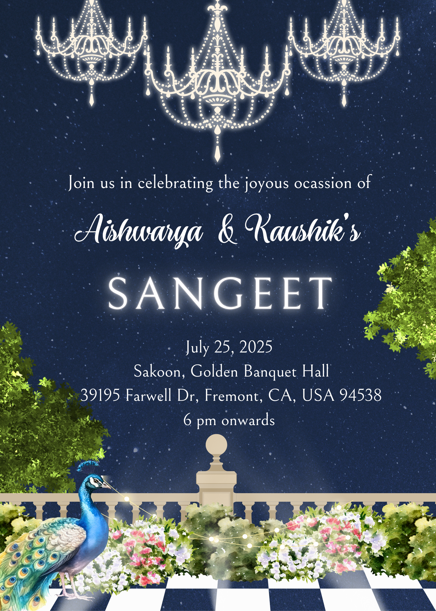 The Wedding Website of Kaushik Patange and Aishwarya Acharya