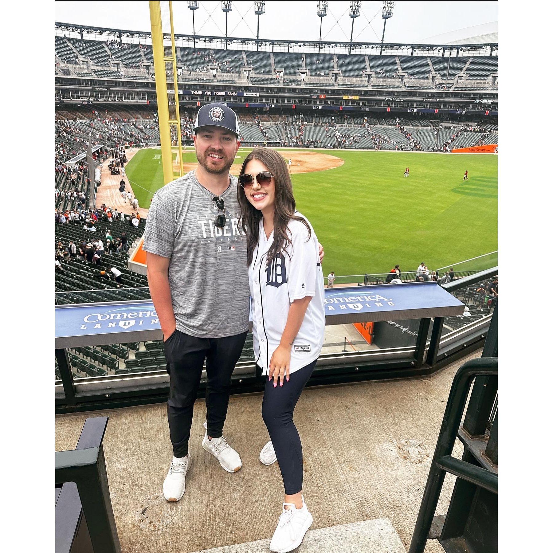 One of the many Tigers games.