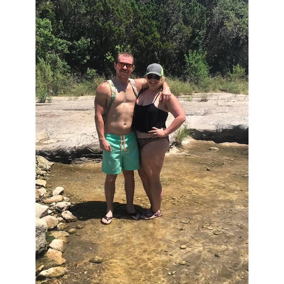 Our first trip to the Greenbelt in Austin!