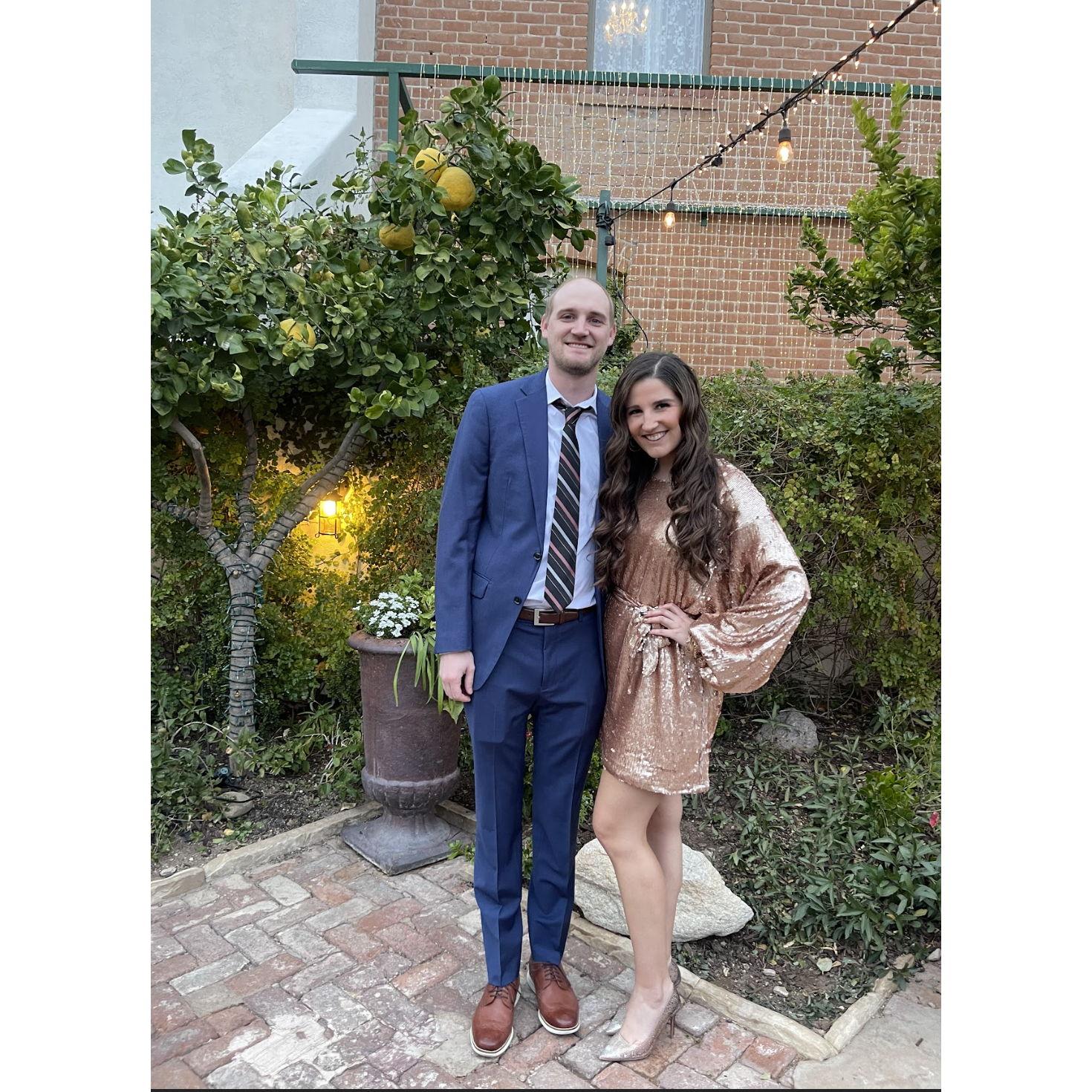 We dress up pretty good for weddings.