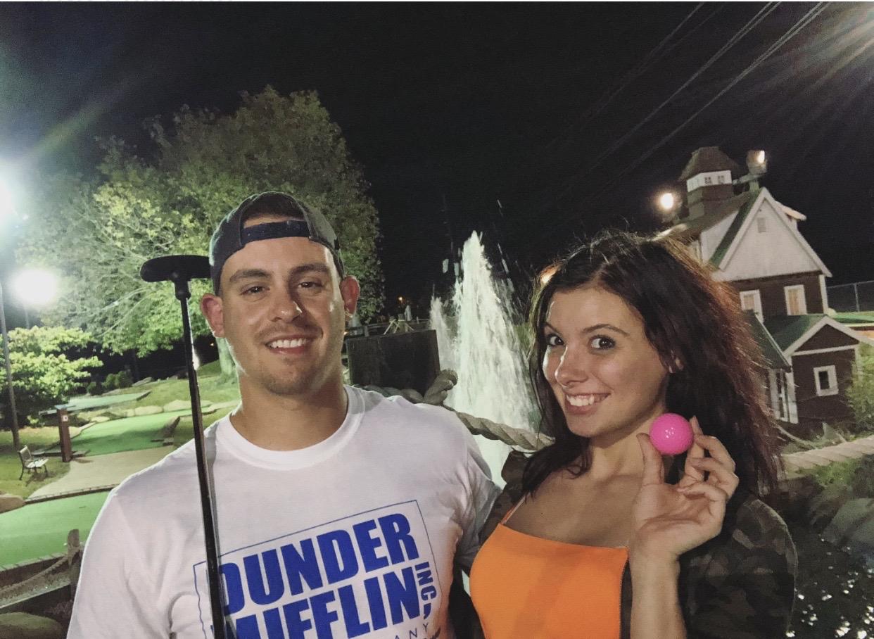 Putt-putt date night circa 2019