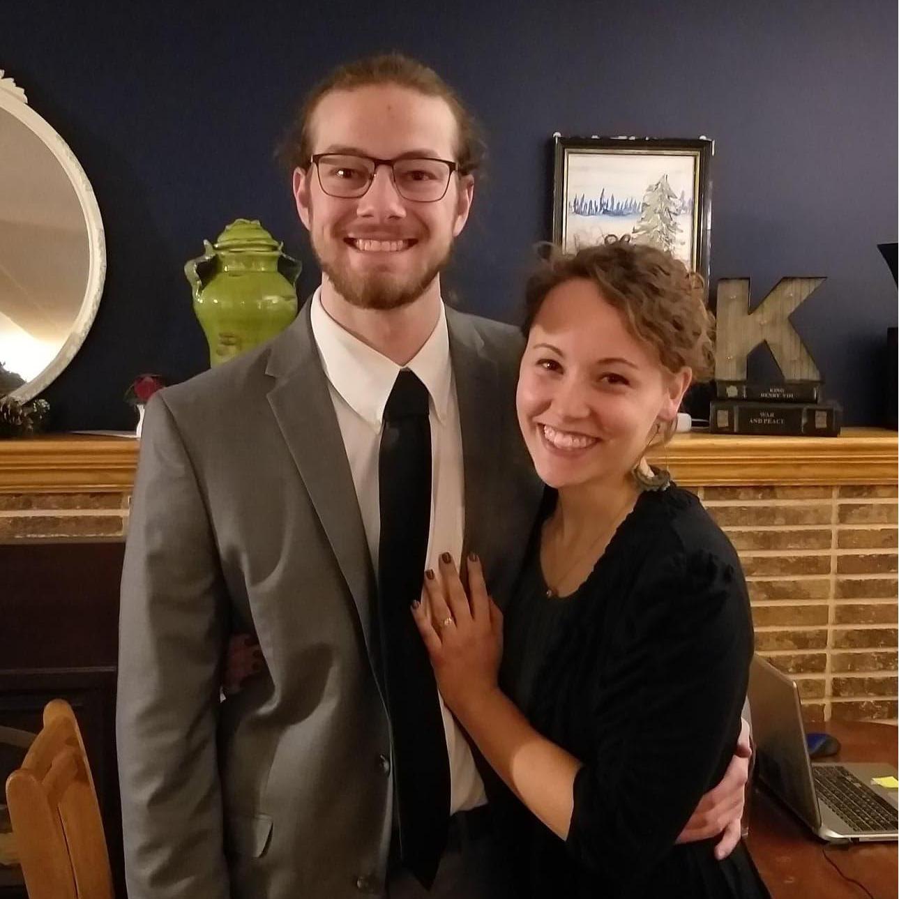 Heading off to an amazing dinner after our engagement to dream about our future together!