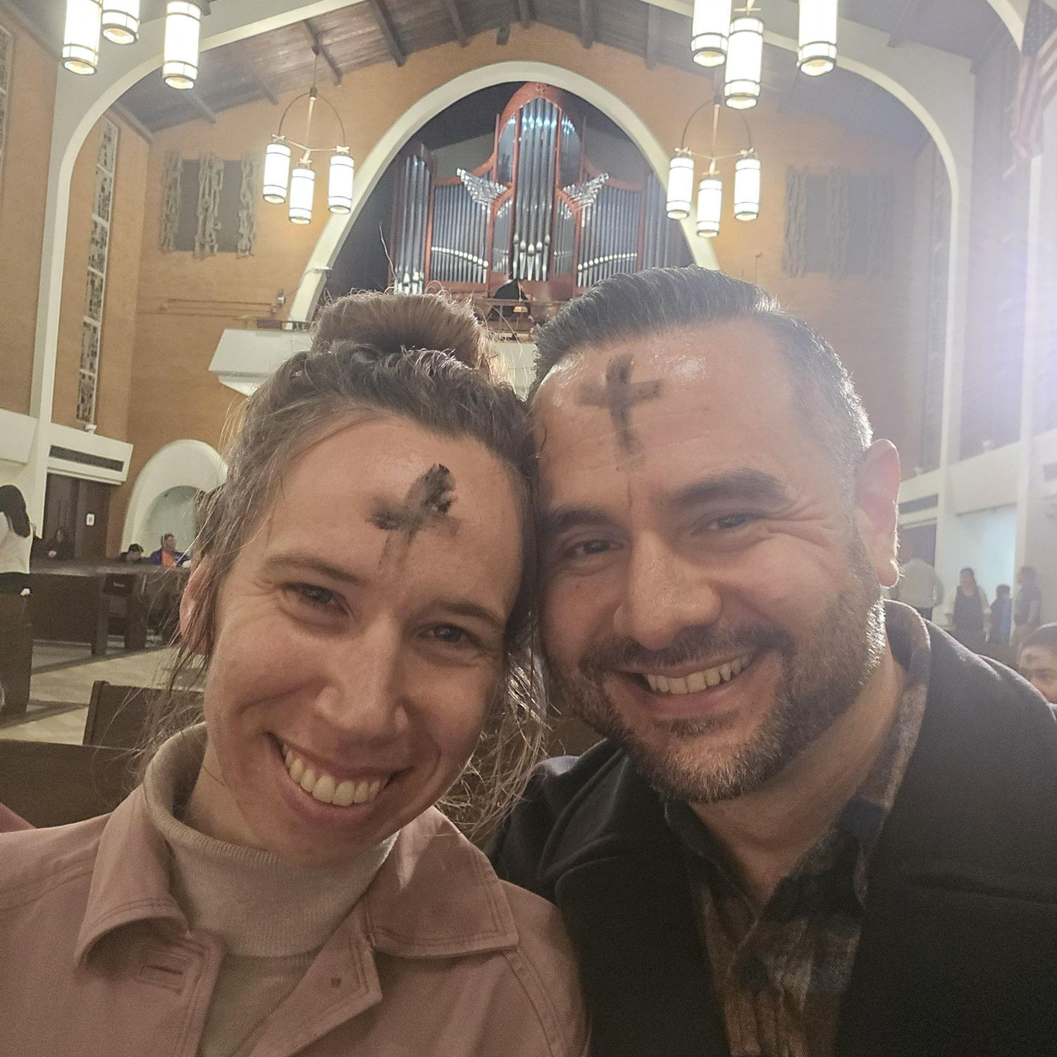 Ash Wednesday at the Phoenx Cathedral