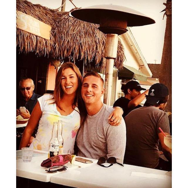 When we first met, at the bar we would get after work drinks at.