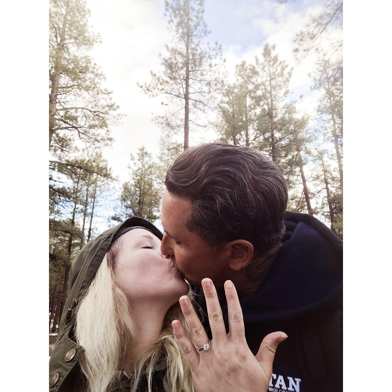 Daniel proposed to me in Flagstaff, AZ
