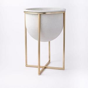 Large Eden Cross Base Standing Planter (White)