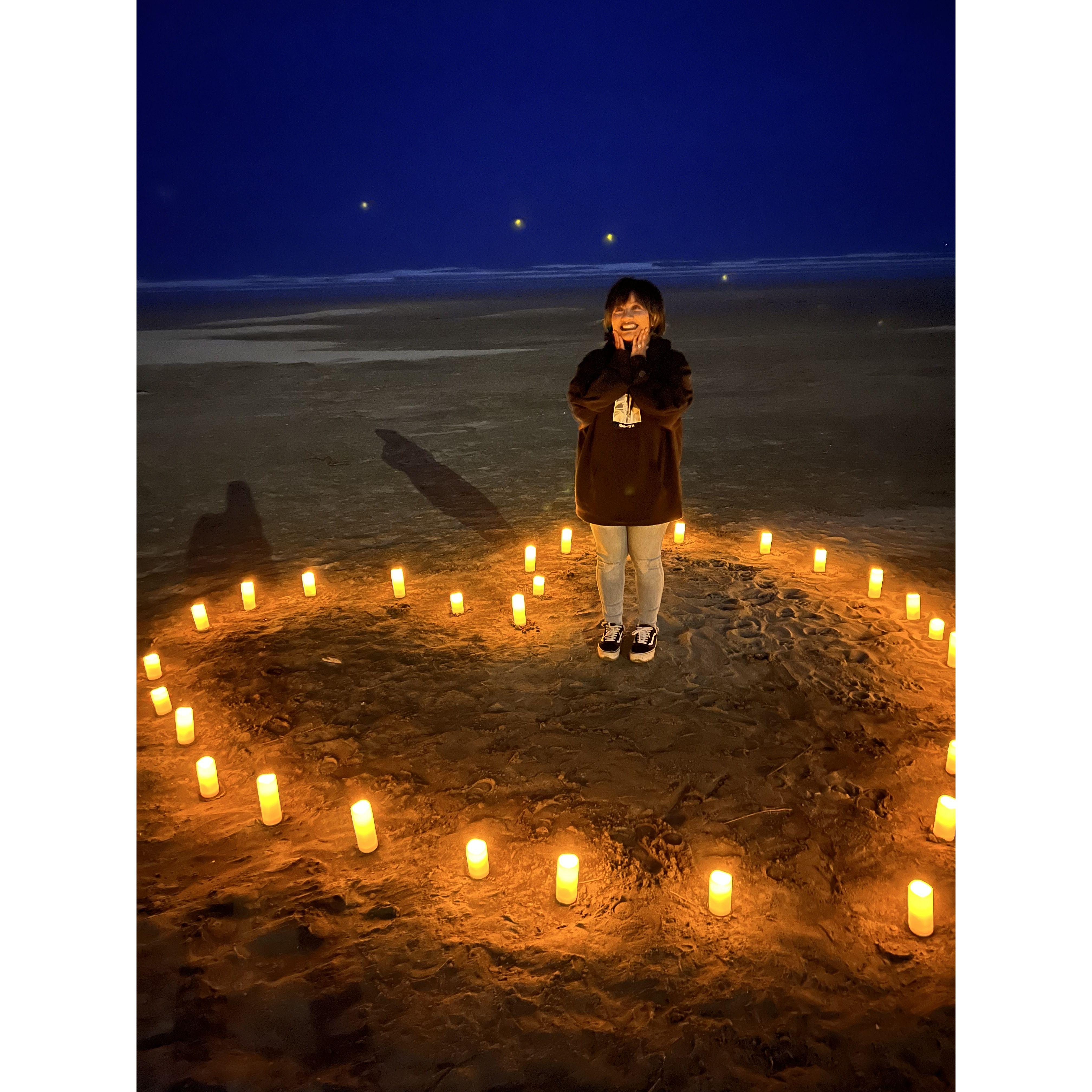 How Brandon proposed