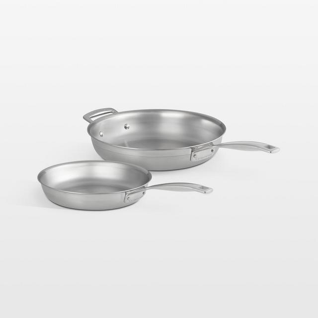 Le Creuset ® Classic Stainless Steel 2-Piece Fry Pan Set