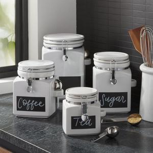 Clamp Canisters with Chalkboard