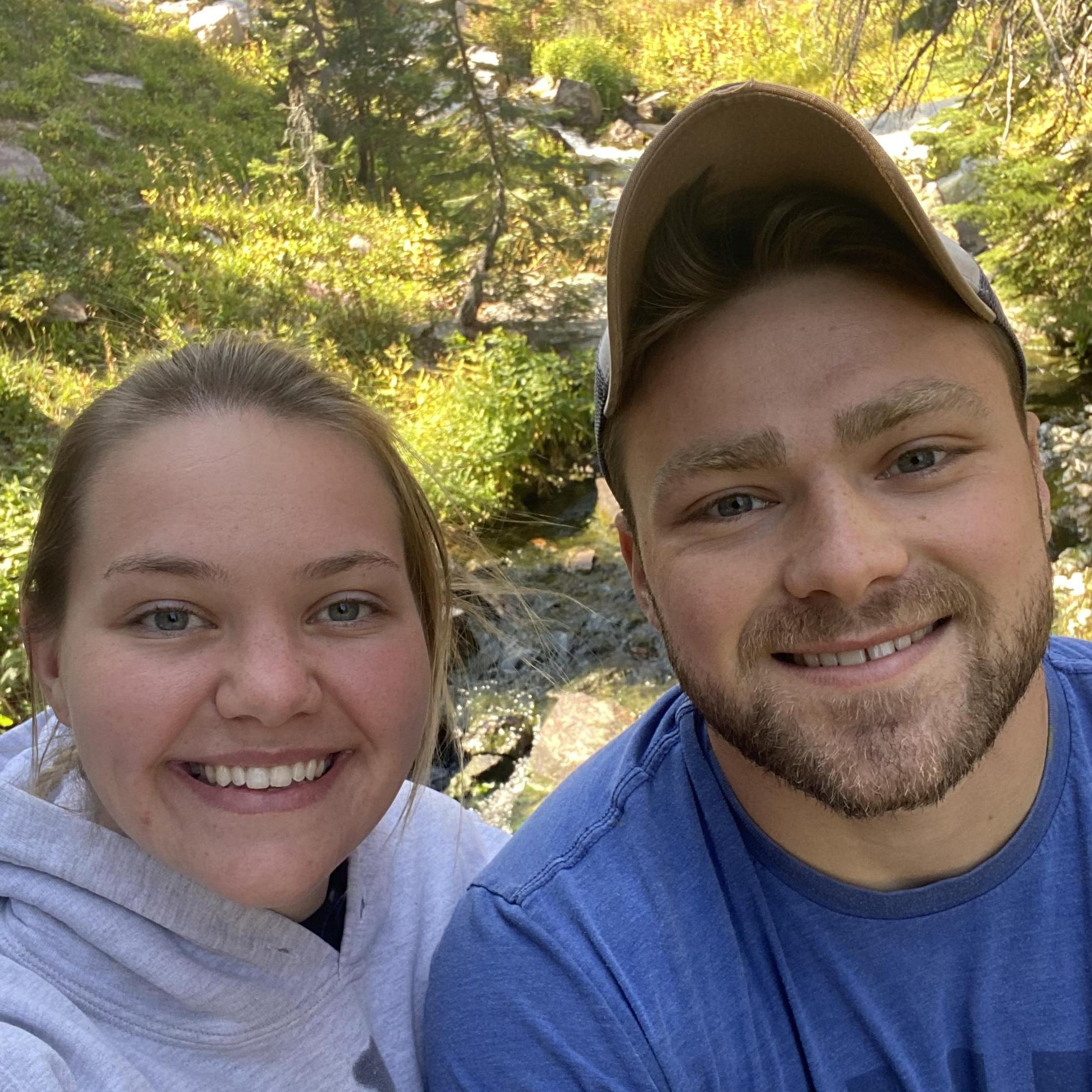 Just a cute picture of us on a hike in Medicine Bow