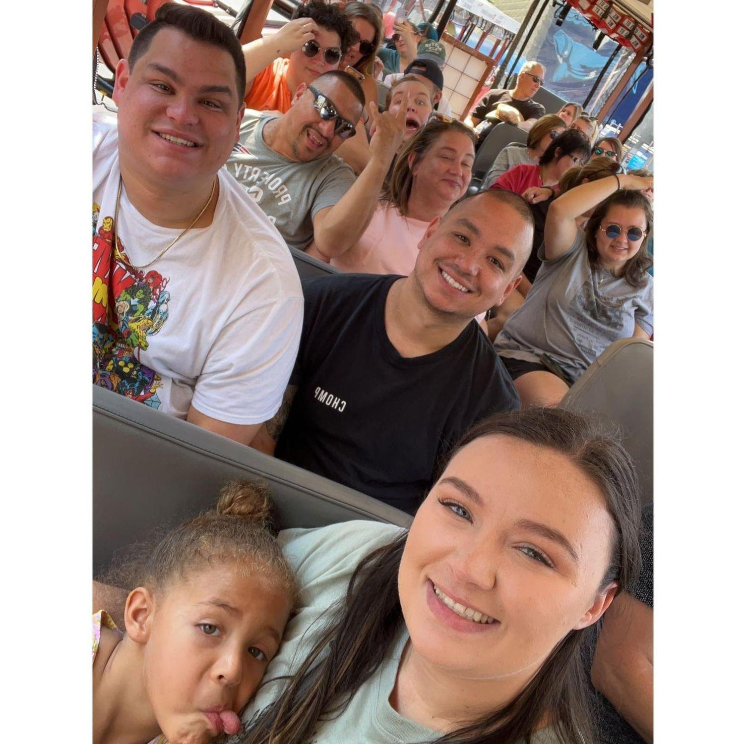 Kayla's family on the Duck Boat in Boston