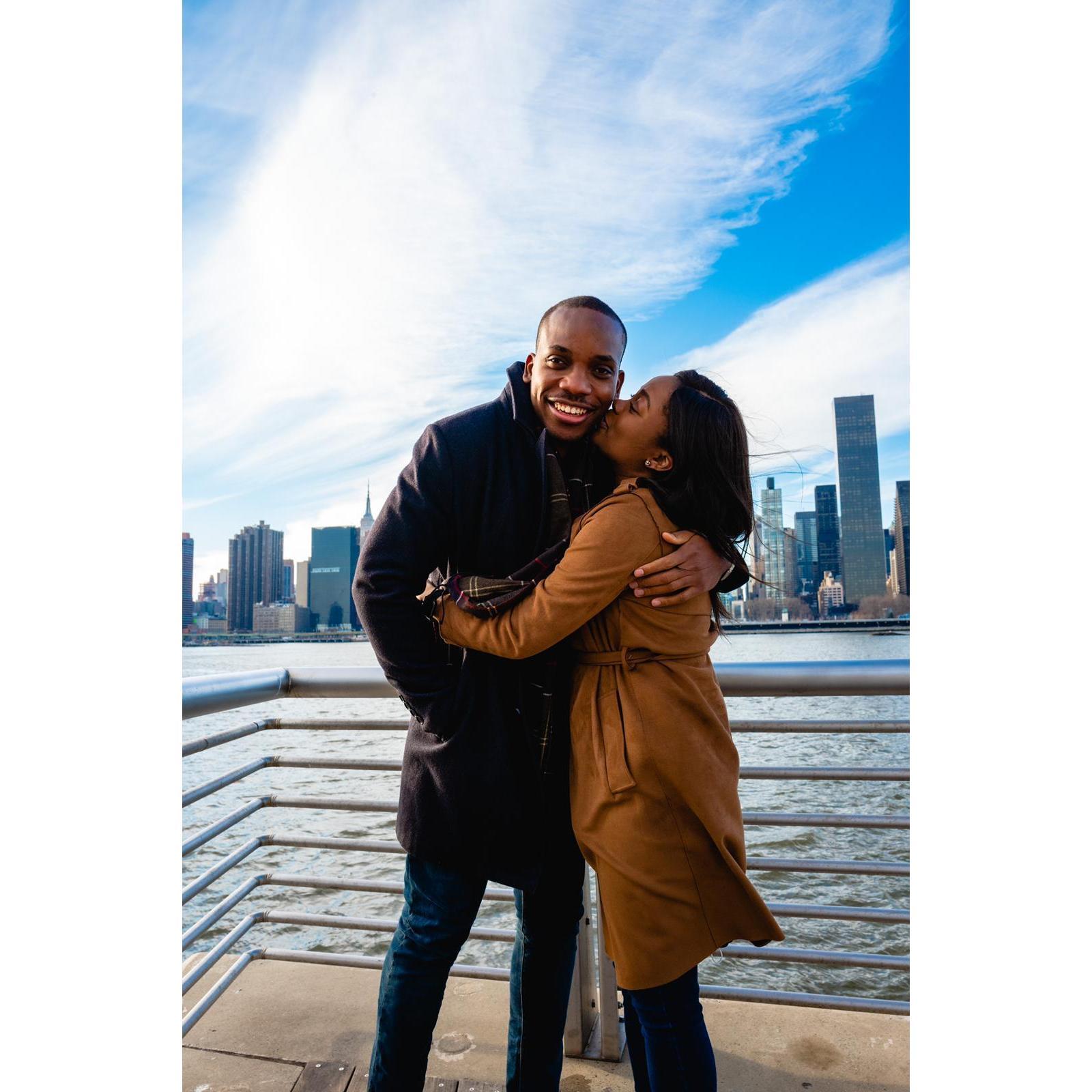 When he proposed and I said "YES" :)