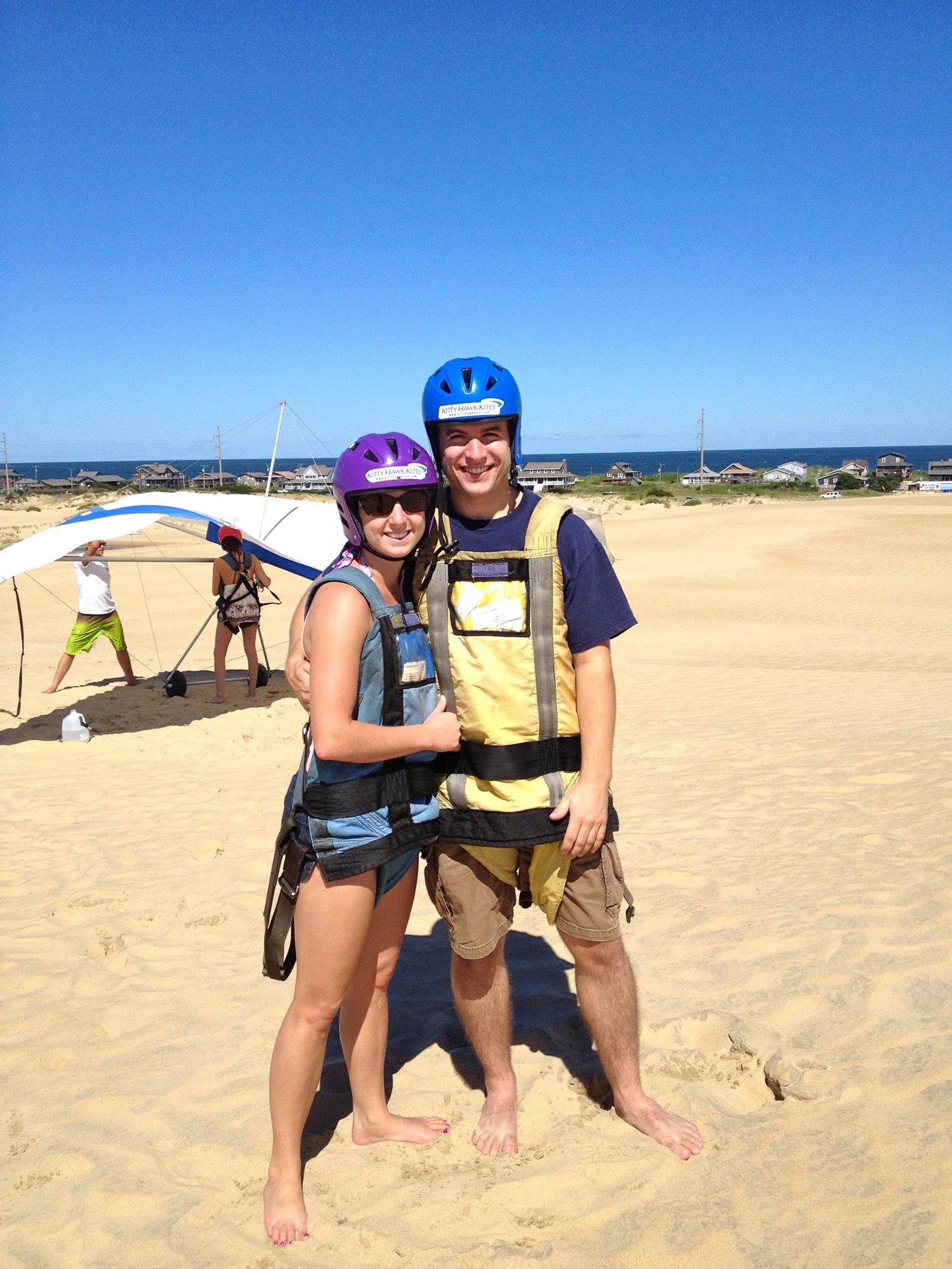 Hang gliding in the Outer Banks (2012)