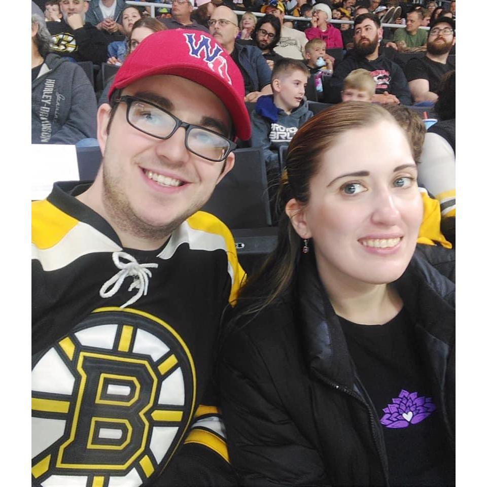 One of our favorite activities is to attend the Worcester Railers and Providence Bruins hockey games!