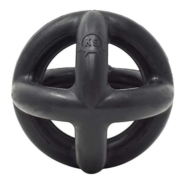 Ultra-Durable Dog Ball - Lifetime Replacement Guarantee - Dog Toy for Large Breed Dogs & Aggressive Chewers - Strong, Durable, Tough, Interactive Natural Rubber Chew Toy for Super Chewers