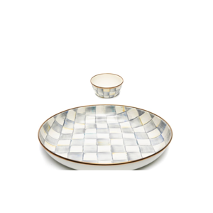 Sterling Check Chip & Dip Set