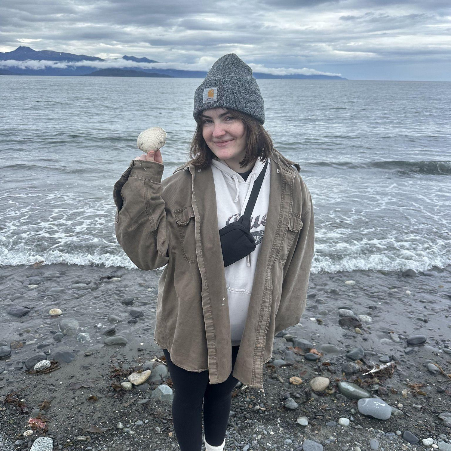 Cooper, Julianne,  Jamie, and Tim went camping in Homer. On this trip Jamie and Tim got engaged!
