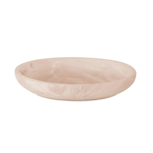 Roya Resin Soap Dish, Pale Pink