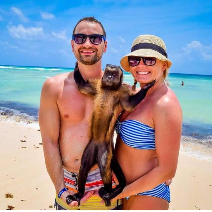 Just "monkey-ing " around in Mexico!