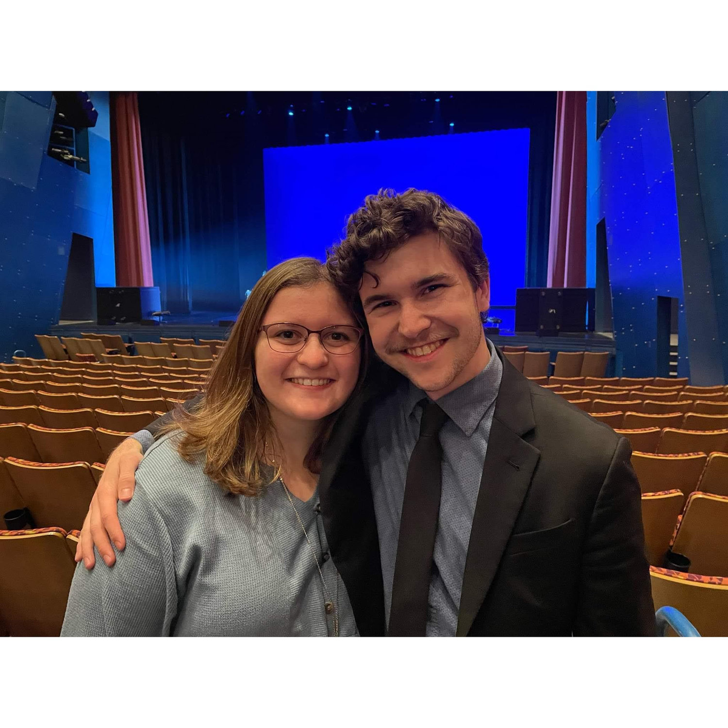 Celebrating Aaron's recital