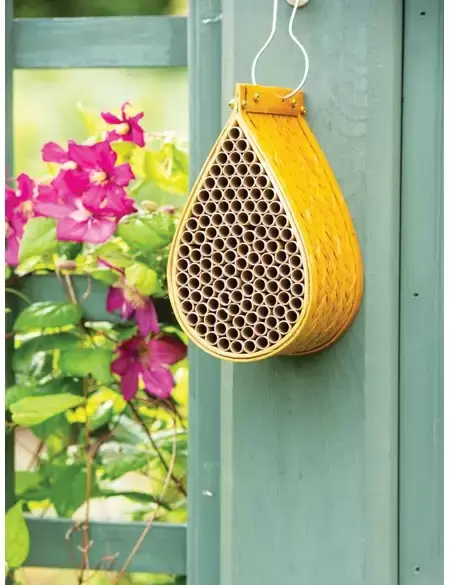 Teardrop Bamboo Mason Bee House