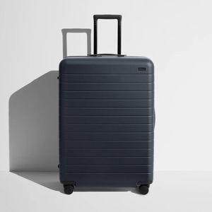 Large & Checked Suitcases in Navy | Away
