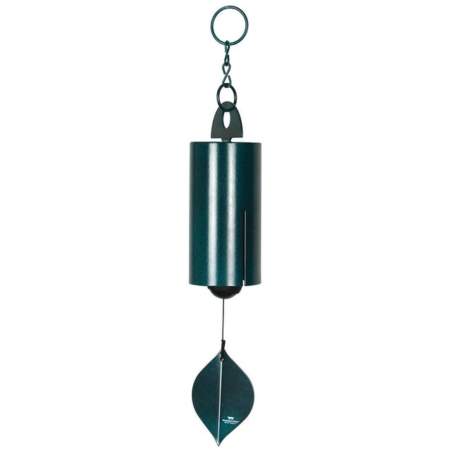 Woodstock Wind Chimes For Outside, Garden Decor, Outdoor & Patio Decor (24") Wind Chime, Wind Bell, Garden Decor for Outside, Heroic Windbell Medium Size, Green Christmas/Hanukkah Gifts (HWMG)