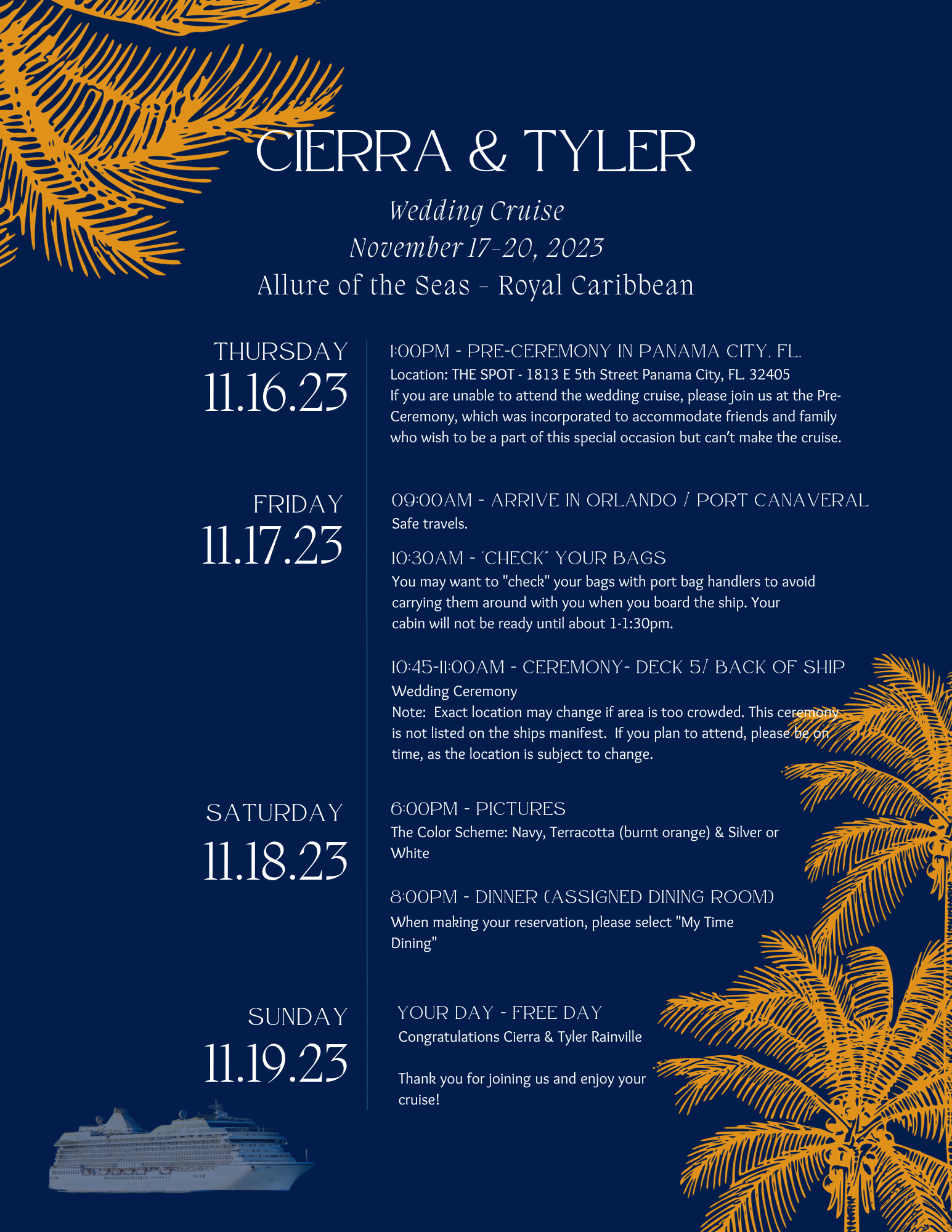 The Wedding Website of Cierra Thompson and Tyler Rainville