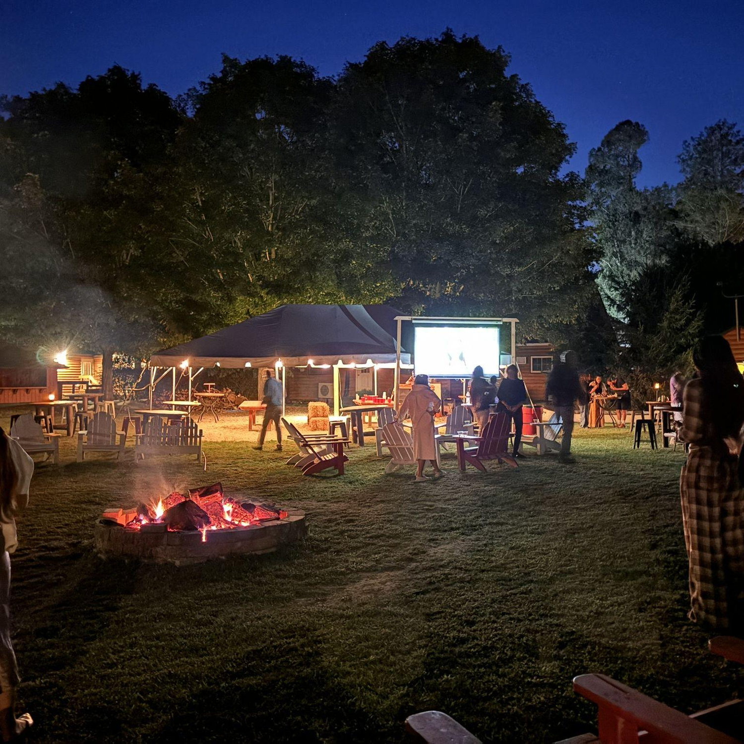 Camp Pontiac's campfire will be available every night.
