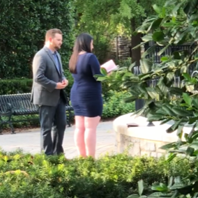 Joel getting ready to pop the question