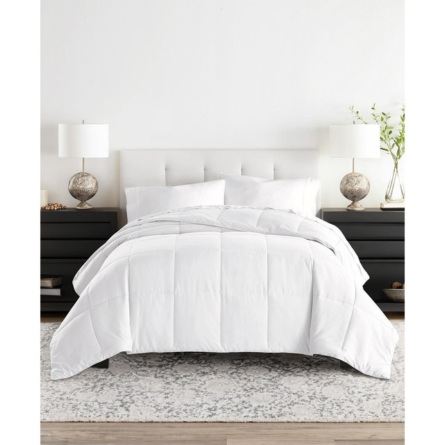 ienjoy Home All Season Down Alternative Duvet Insert and Comforter, Full/Queen