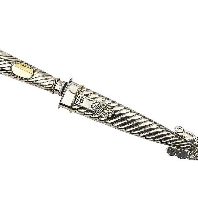 Knife (Galloneado model) Fixed Blade Alpaca Silver Gaucho Knife - Limited Edition traditional Argentina