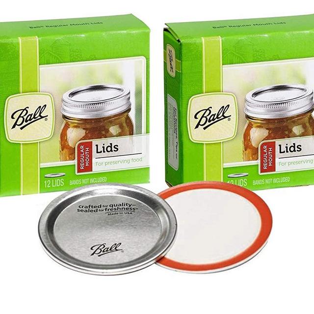 Ball Regular Mouth Mason Jar Lids (24-Count)