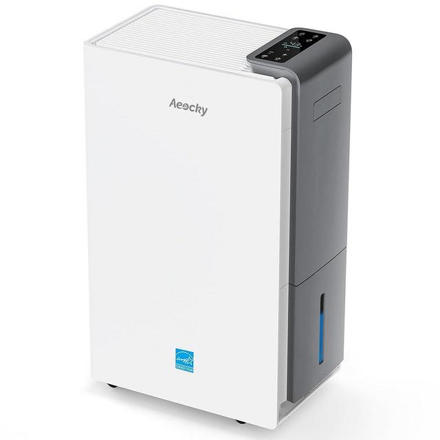 4500 Sq.Ft Most Efficient Energy Star 2024 Dehumidifier,AEOCKY 52 Pint Smart Compressor Dehumidifier with Drain Hose, Intelligent Humidistat,for Basement, Large Room, Bedroom, Home, Bathroom, RV, Boat