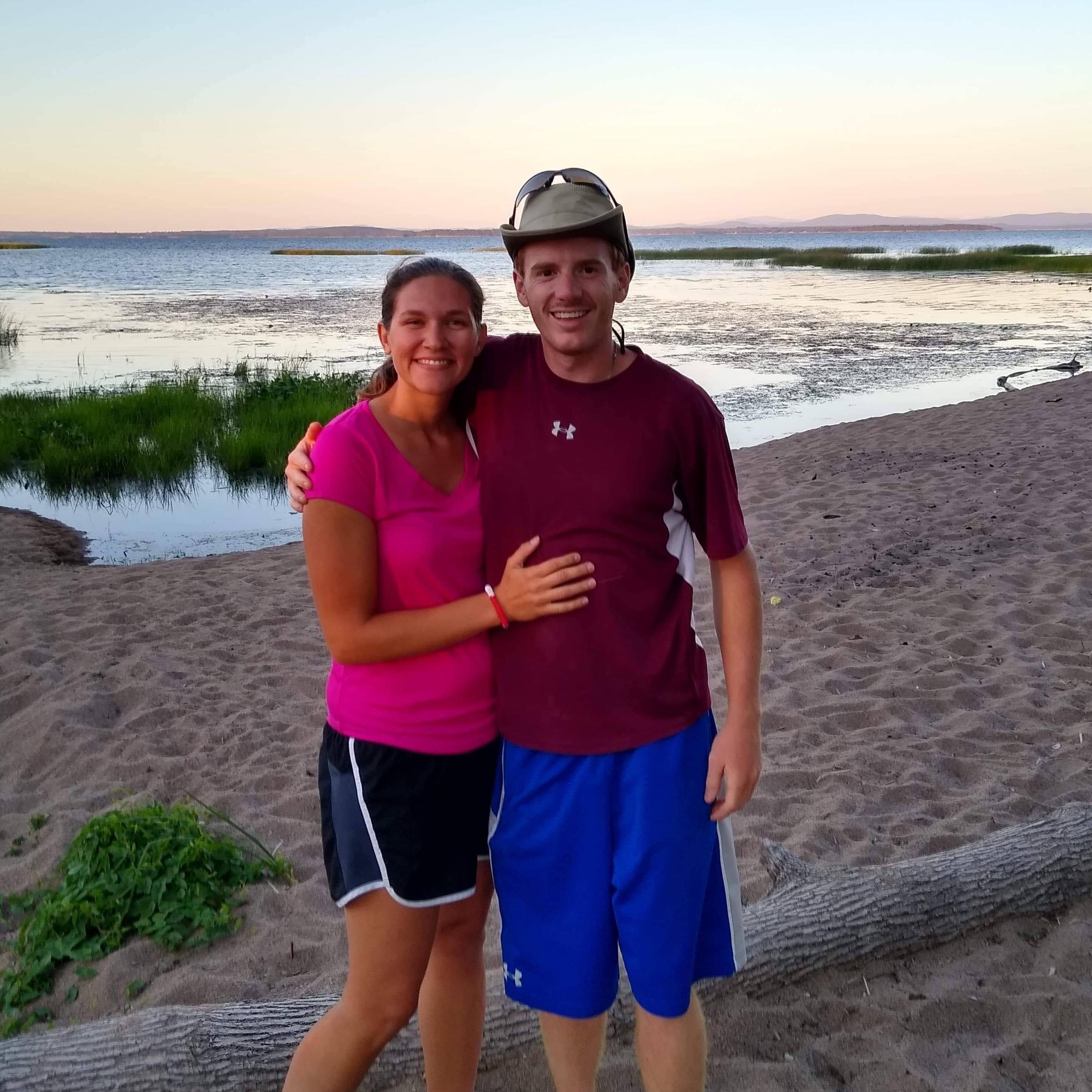 The night before the proposal: Ausable Point Campground