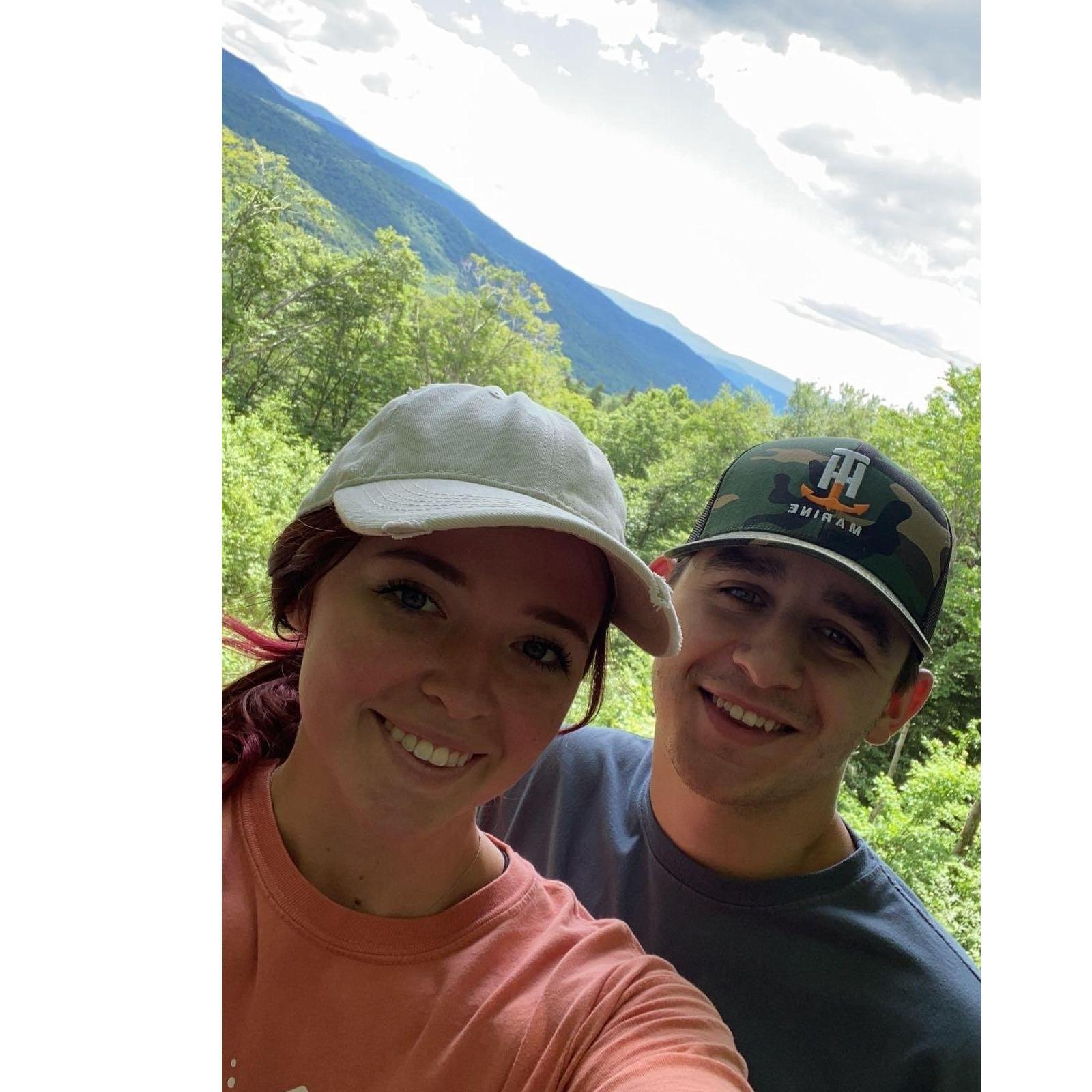 Beautiful hike in New Hampshire. June 2020.