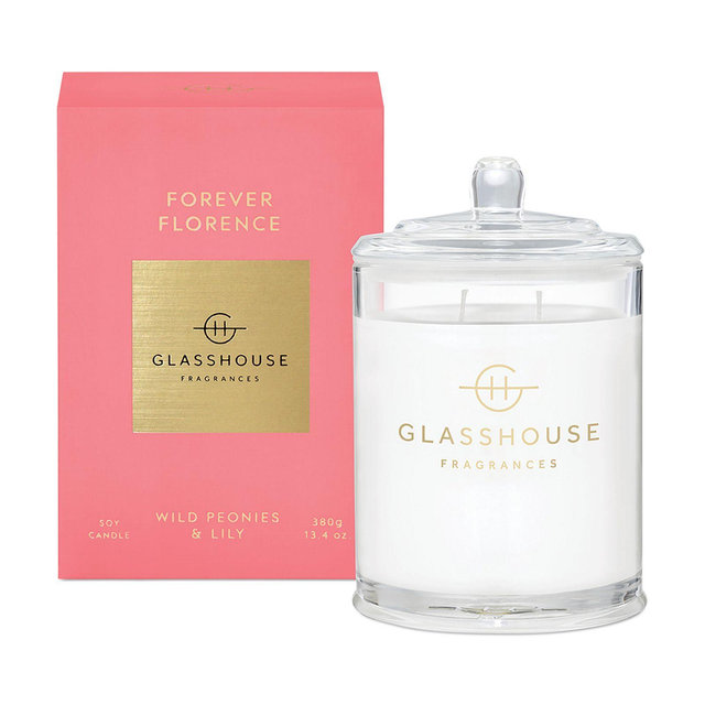 Glasshouse Fragrances Forever Florence 13.4 oz Triple Scented Candle