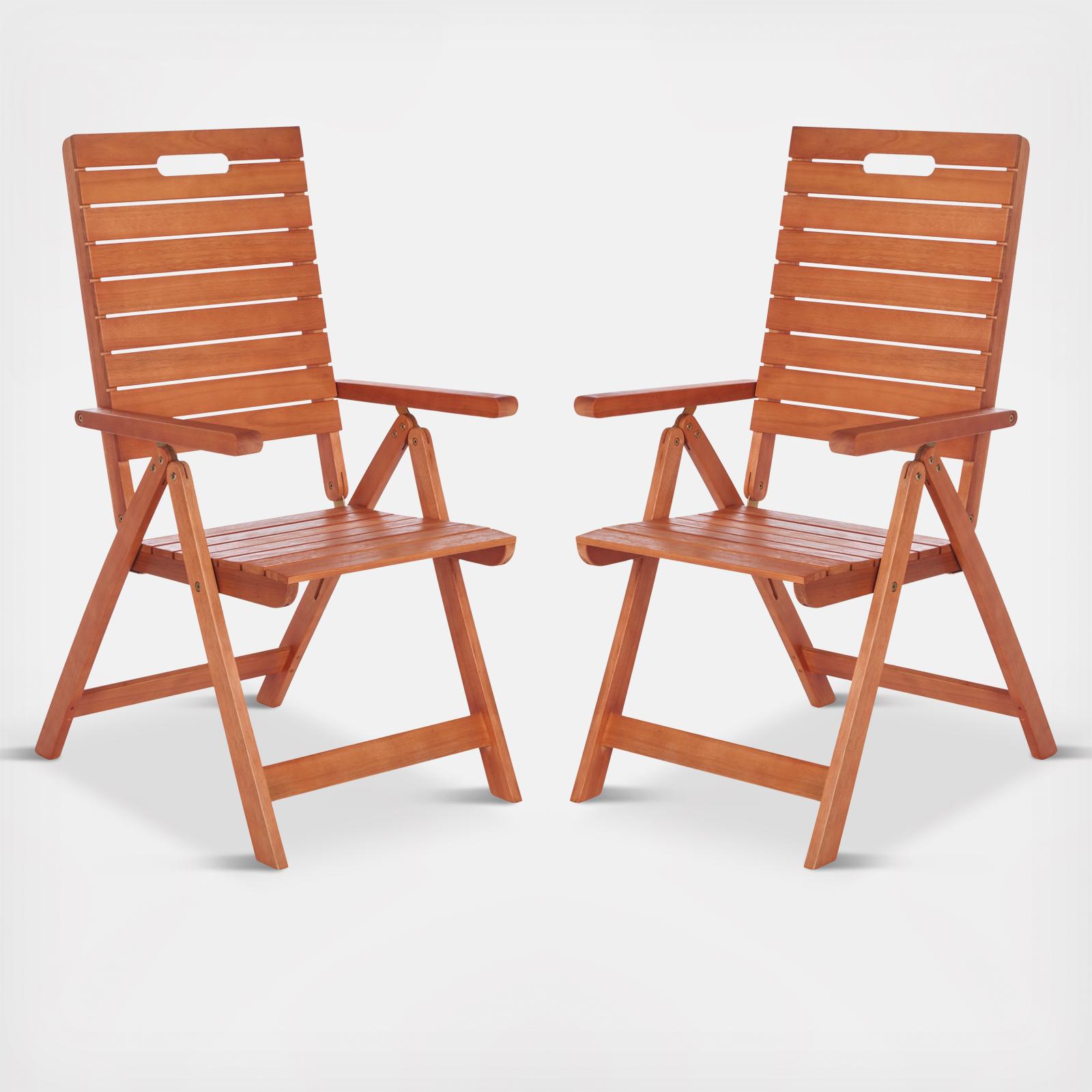 Safavieh, Rence Outdoor Folding Chair, Set of 2 | Zola