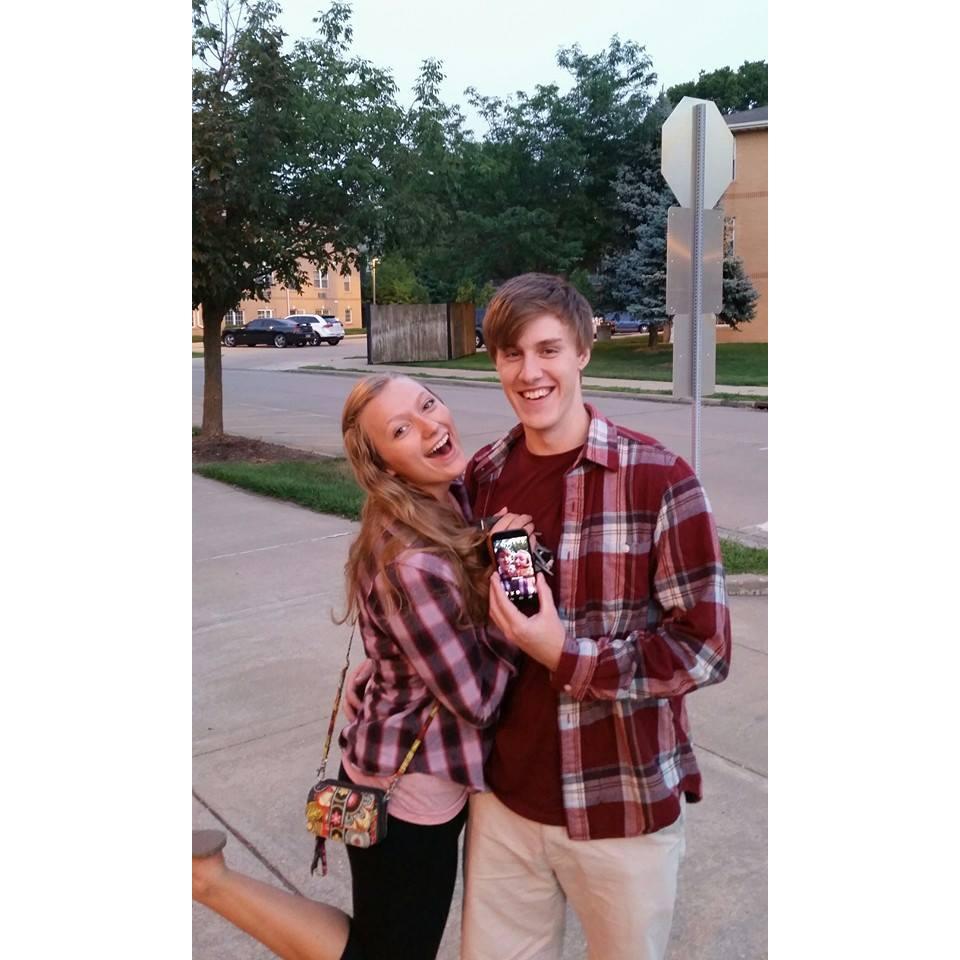 2014 was when Evan started letting Allison match outfits with him.