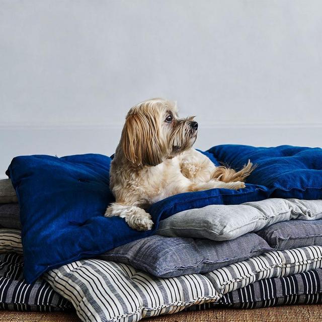 Quilted Kapok Mattress - BLACK/OFF WHITE